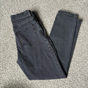 Mango MNG Denim Black Skinny Jeans Sz 6 Minimalist Contemporary